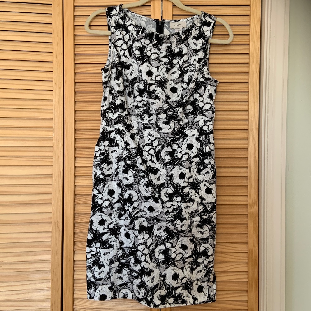 Loft 6p floral dress